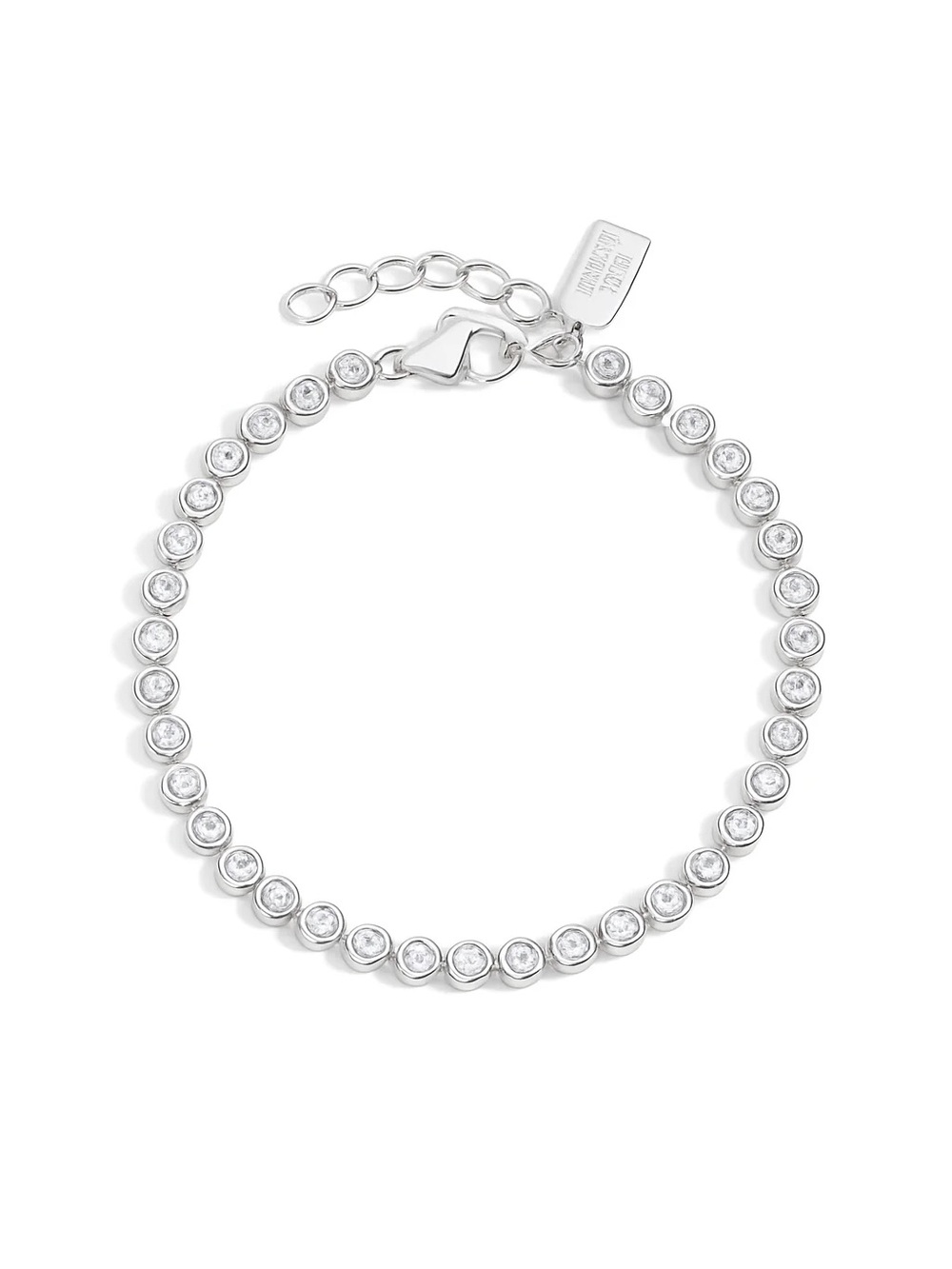 Electric Picks Jewel Bracelet tennis silver, and rhinestone